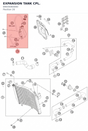Diagram preview: EXPANSION TANK CPL. (69035065000)
