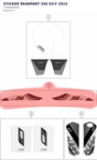 Diagram preview: STICKER REARPART 350 SX-F 2015 (77808098400)
