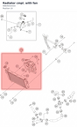 Diagram preview: Radiator cmpl. with fan (90835010333)
