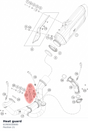 Diagram preview: Heat guard (61905030000)