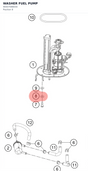 Diagram preview: WASHER FUEL PUMP (90507088030)