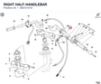 RIGHT HALF-HANDLEBAR