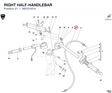 RIGHT HALF-HANDLEBAR