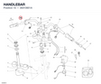 HANDLEBAR 36010601A diagram position