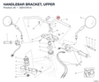 HANDLEBAR BRACKET, UPPER