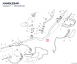 HANDLEBAR 36012291AA diagram position