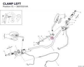CLAMP LEFT 36015551AA diagram position