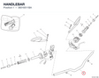 HANDLEBAR 36016511BA diagram position