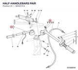 HALF-HANDLEBARS PAIR