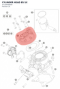 Diagram preview: CYLINDER HEAD 85 SX (47130006000)