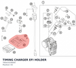 Diagram preview: TIMING CHARGER EFI HOLDER (76041029000)