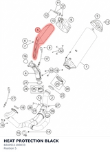 Diagram preview: HEAT PROTECTION BLACK (6040511100033)