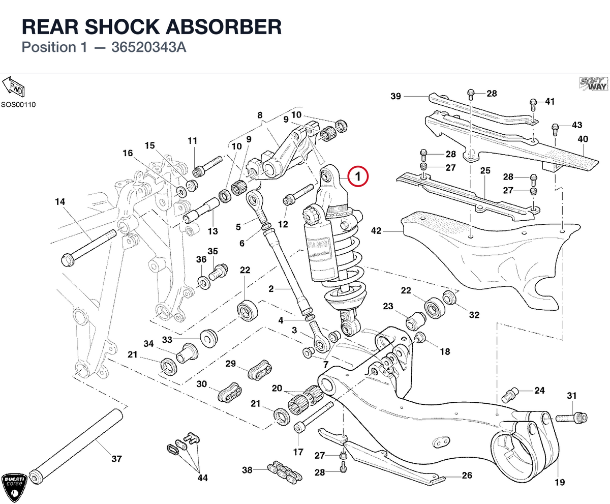 REAR SHOCK ABSORBER