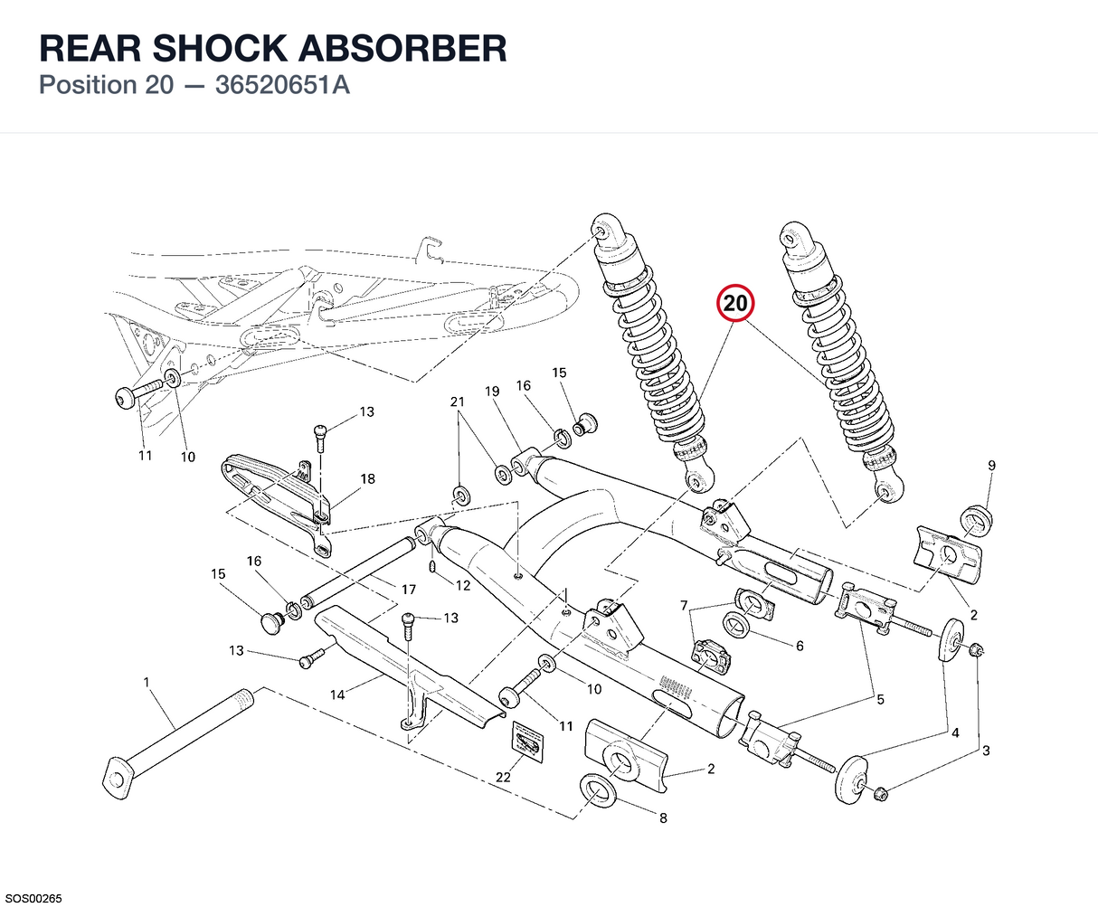 REAR SHOCK ABSORBER