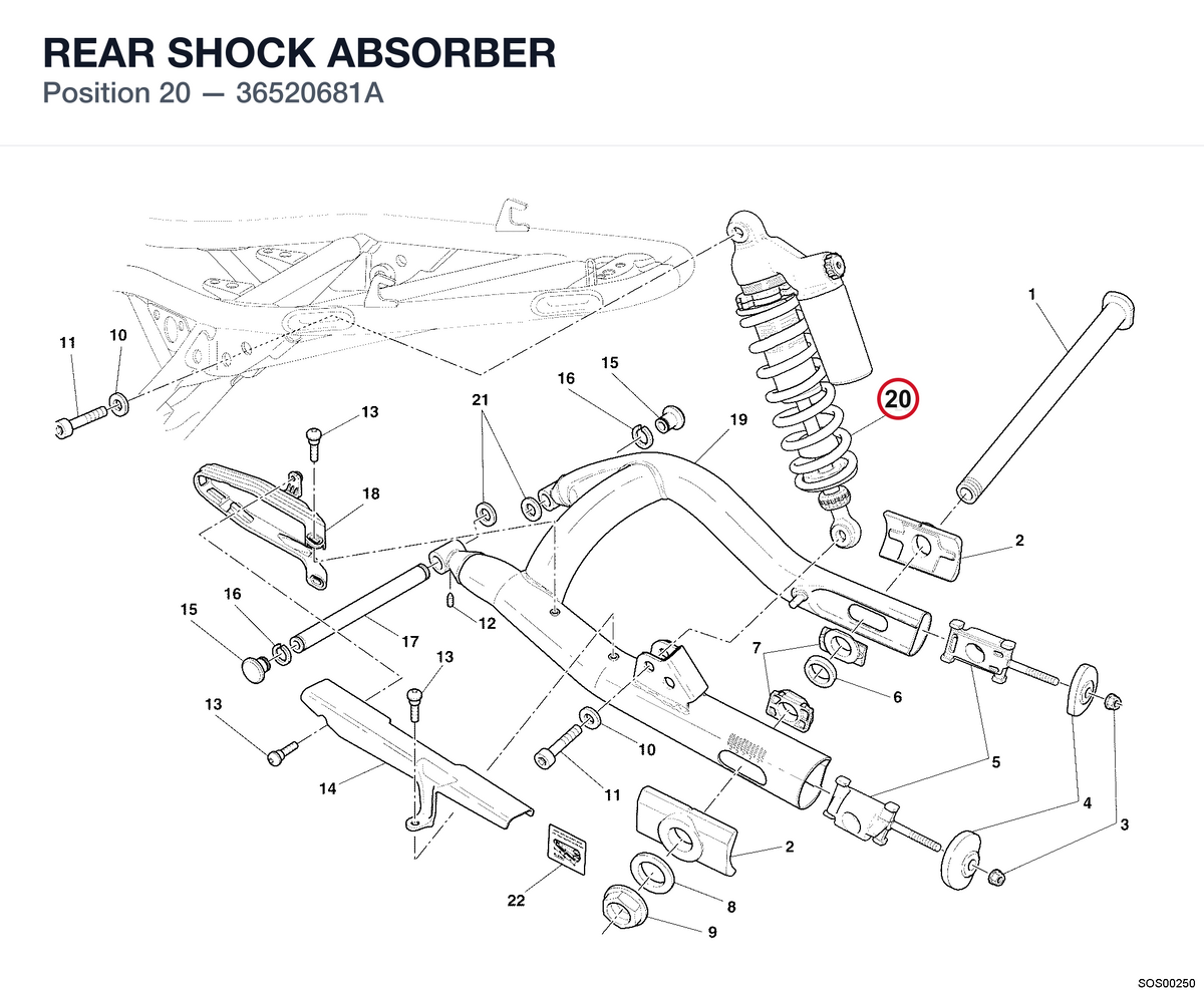 REAR SHOCK ABSORBER