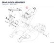REAR SHOCK ABSORBER 36521792B diagram position