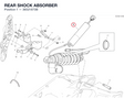 REAR SHOCK ABSORBER 36521873B diagram position