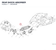 REAR SHOCK ABSORBER 36522802B diagram position