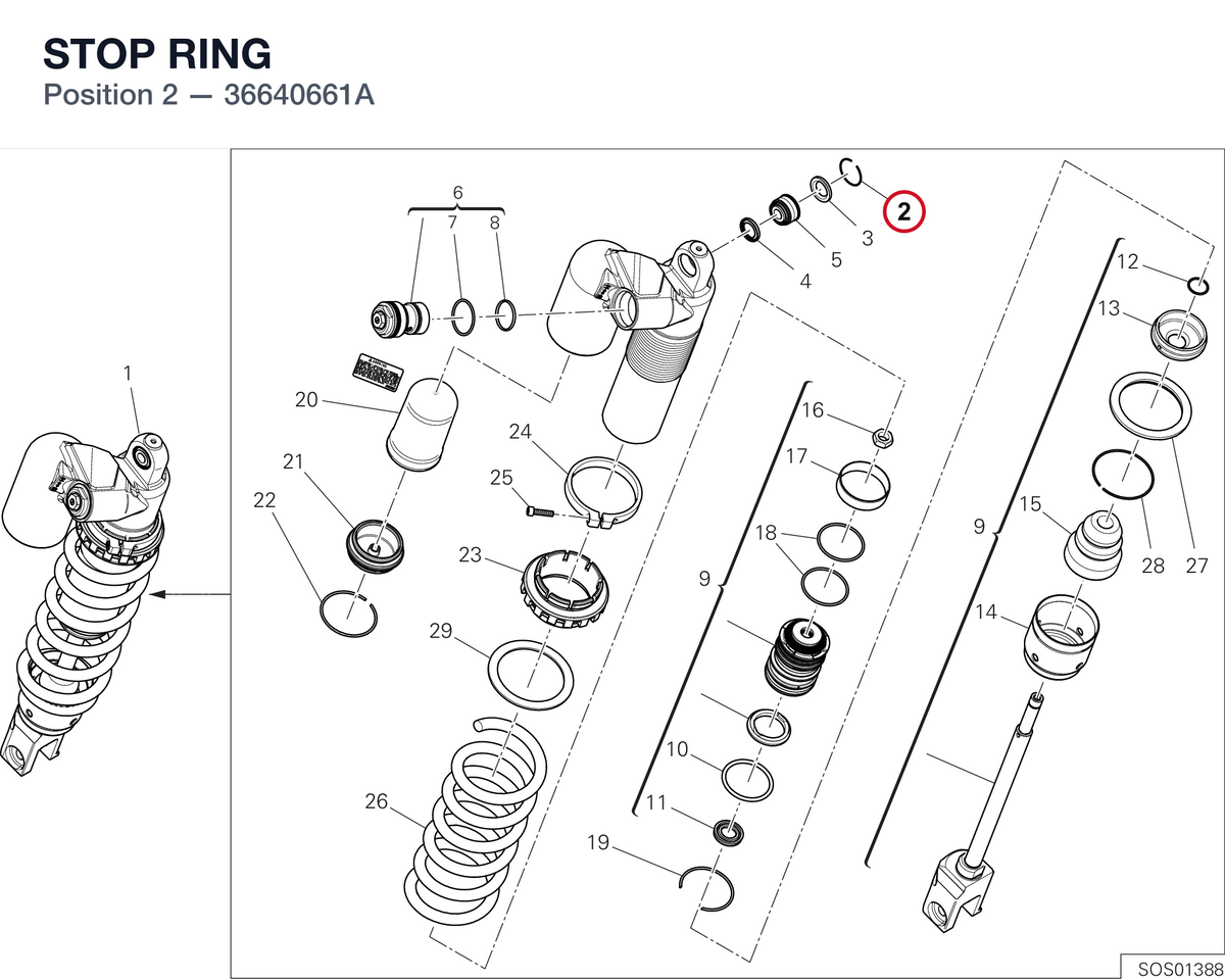 STOP RING 36640661A diagram position