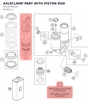 Diagram preview: AXLECLAMP PART WITH PISTON ROD (36120781S16)