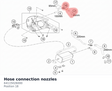 Diagram preview: Hose connection nozzles (64115026000)