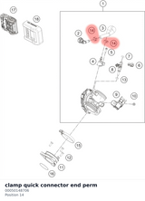 Diagram preview: clamp quick connector end perm (00050148706)