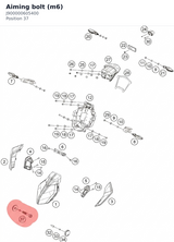 Diagram preview: Aiming bolt (m6) (J900000605400)