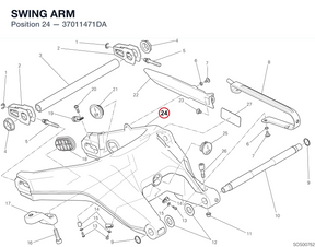 SWING ARM 37011471DA diagram position
