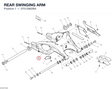 REAR SWINGING ARM 37013962BA diagram position