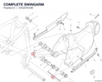 COMPLETE SWINGARM