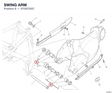SWING ARM 37020762C diagram position