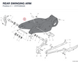 REAR SWINGING ARM 370T2394AA diagram position