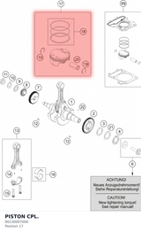 Diagram preview: PISTON CPL. (90230007000)