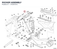 ROCKER ASSEMBLY 37220101A diagram position