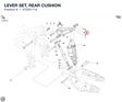 LEVER SET, REAR CUSHION 37220171A diagram position