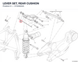 LEVER SET, REAR CUSHION 37220622A diagram position