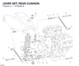 LEVER SET, REAR CUSHION 37220651B diagram position