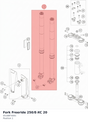 Diagram preview: Fork Freeride 250/E-XC 20 (05188T4001)