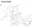RH CHAIN SLIDER 37310362A diagram position