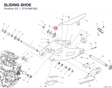 SLIDING SHOE 37310861BA diagram position