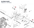 SLIDING SHOE 37311061BA diagram position