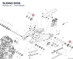 SLIDING SHOE 37311061BA diagram position