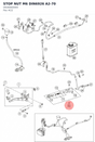 Diagram preview: STOP NUT M6 DIN6926 A2-70 (0926060000)