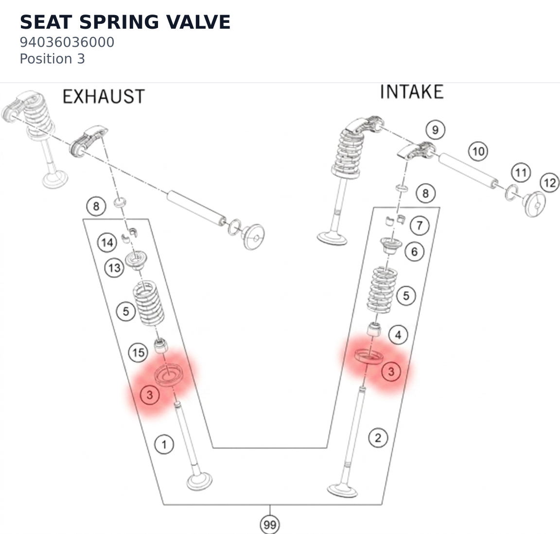 Diagram preview: SEAT SPRING VALVE (94036036000)