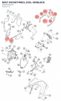 Diagram preview: BOLT SOCKET-M8X1.25XL 30XBLACK (J900000803002)