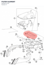 Diagram preview: FILTER ELEMENT (69006015100)