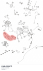 Diagram preview: CABLE DUCT (A58011047000)