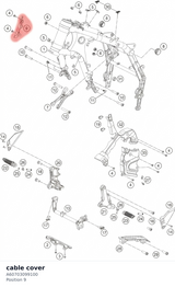 Diagram preview: cable cover (A60703099100)