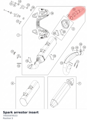 Diagram preview: Spark arrestor insert (79505979533)