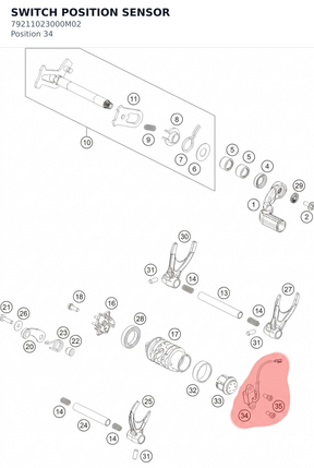 Diagram preview: SWITCH POSITION SENSOR (79211023000M02)